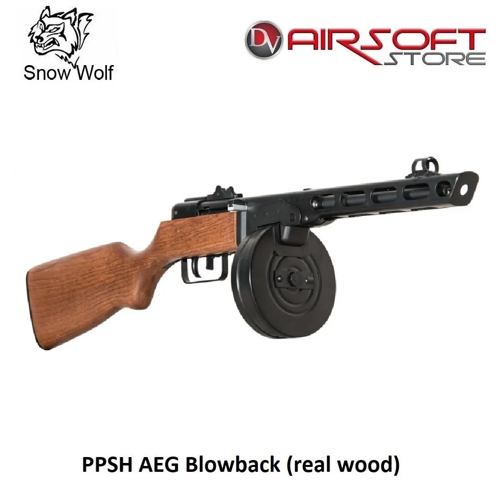 PPSH AEG Blowback (real wood)