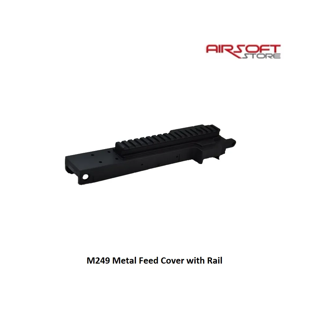 [2100000040896] M249 Metal Feed Cover with Rail