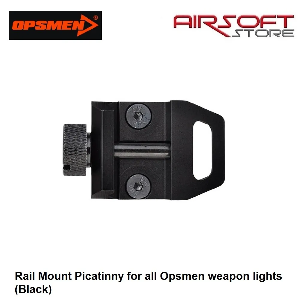 [2100000041169] Rail Mount Picatinny for all Opsmen weapon lights (Black)