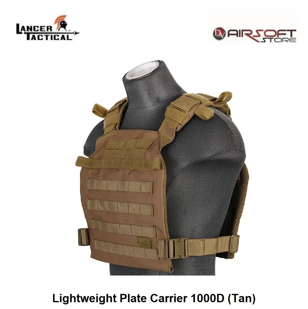 [2100000041213] Lightweight Plate Carrier 1000D (Tan)