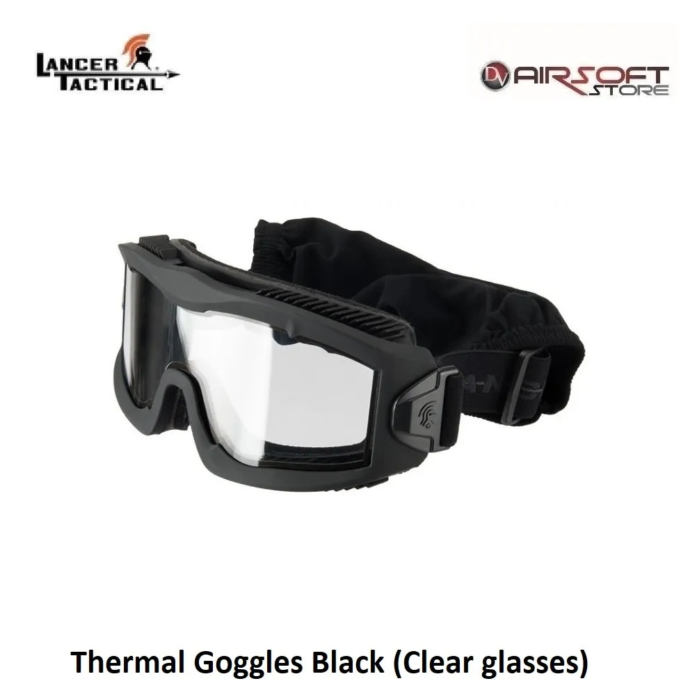 [2100000041558] Thermal Goggles Black (Clear glasses)