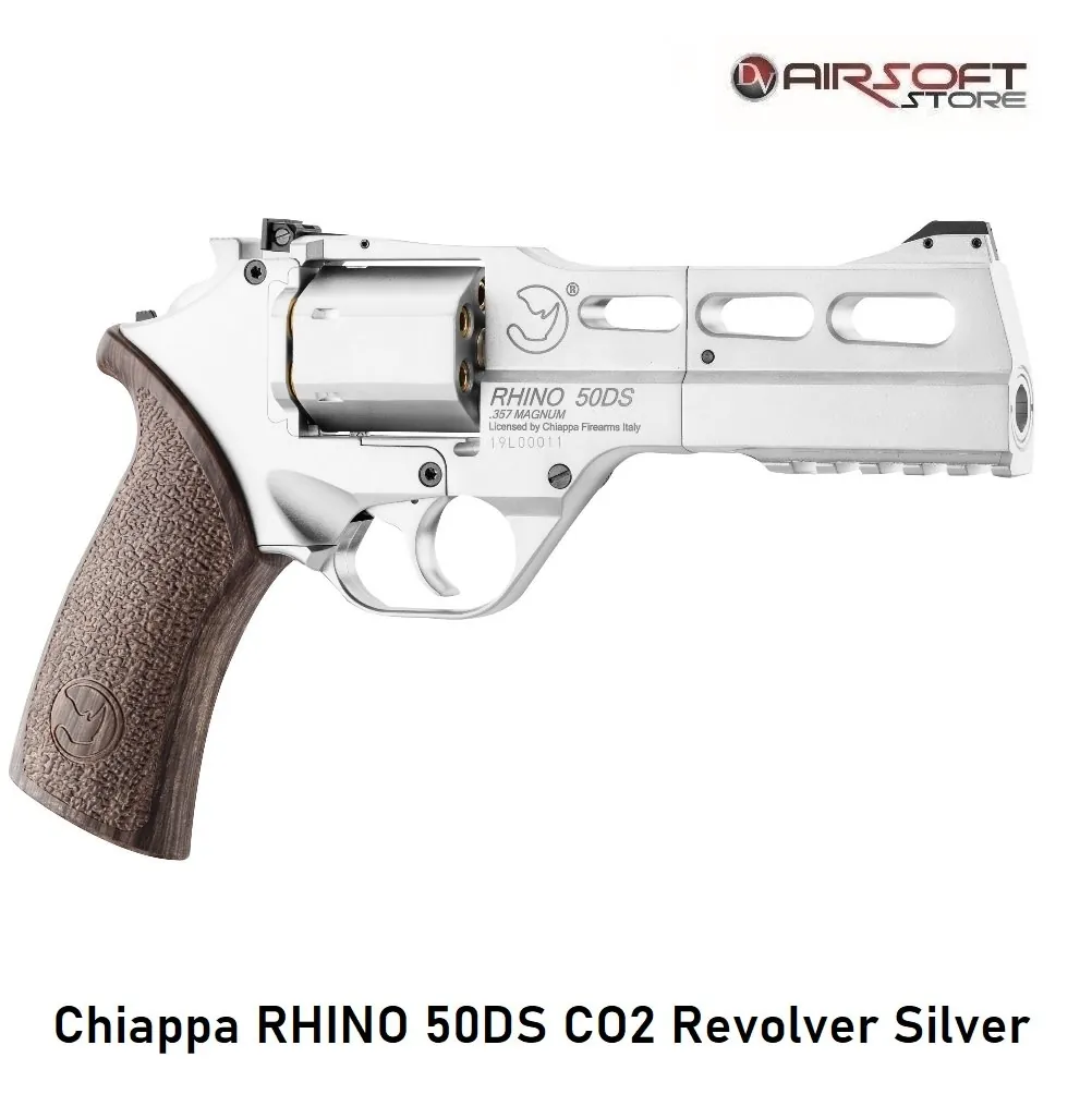 [2100000042586] Chiappa RHINO 50DS CO2 Revolver Silver