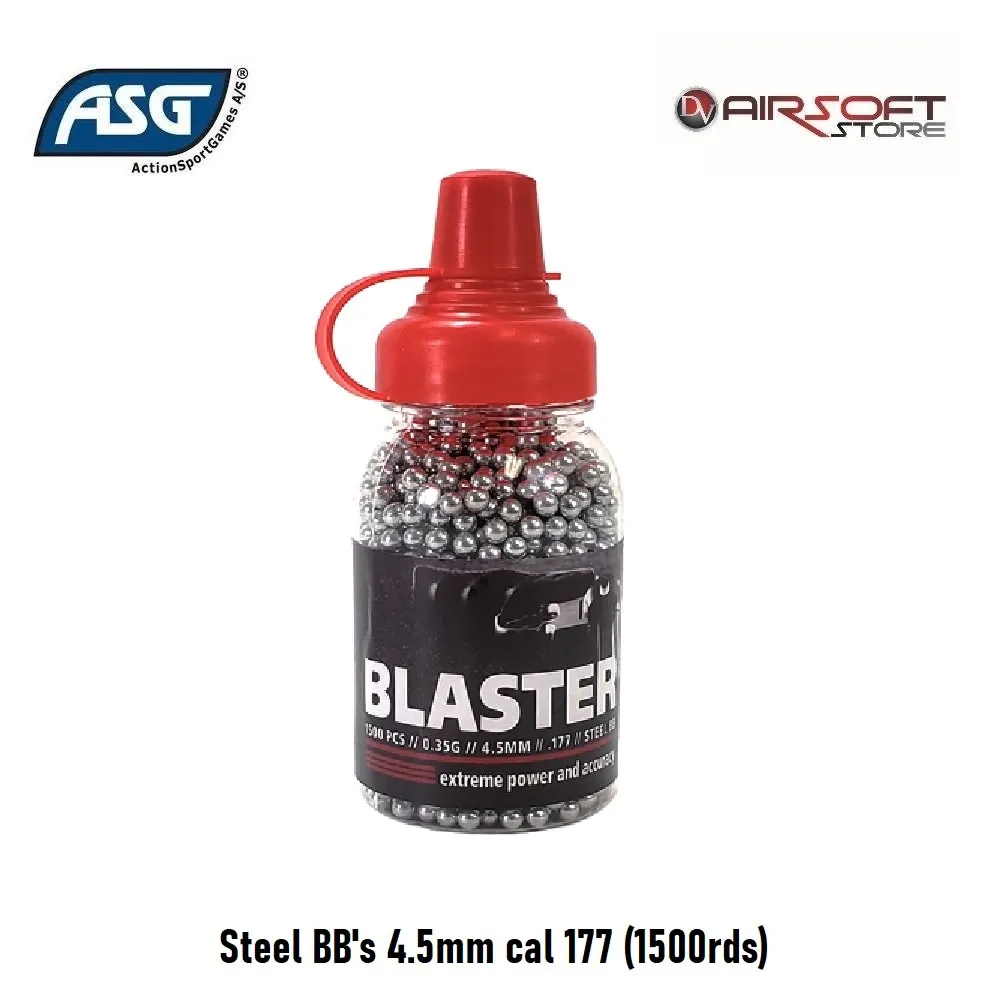 [2100000043668] Steel BB's 4.5mm cal 177 (1500rds)