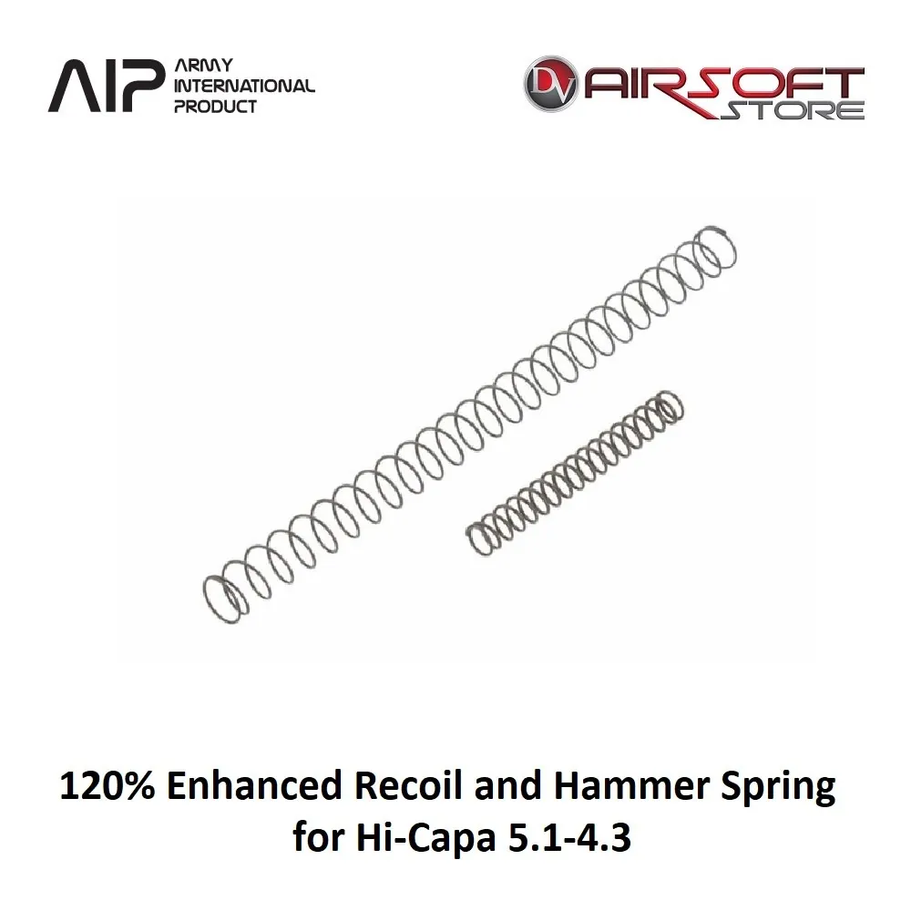 120% Enhanced Recoil and Hammer Spring for Hi-Capa 5.1-4.3