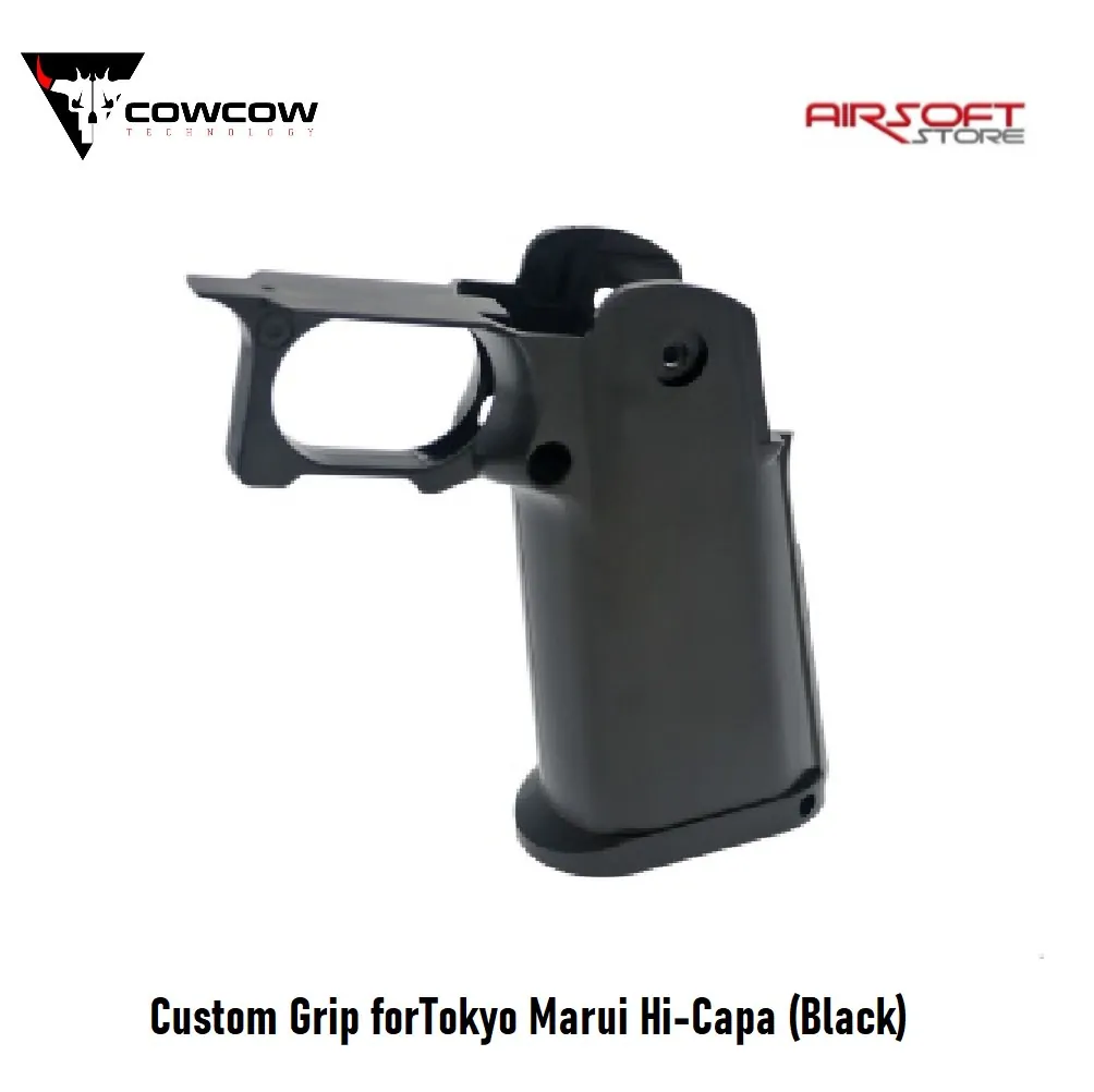 [2100000045358] Custom Grip forTokyo Marui Hi-Capa (Black)