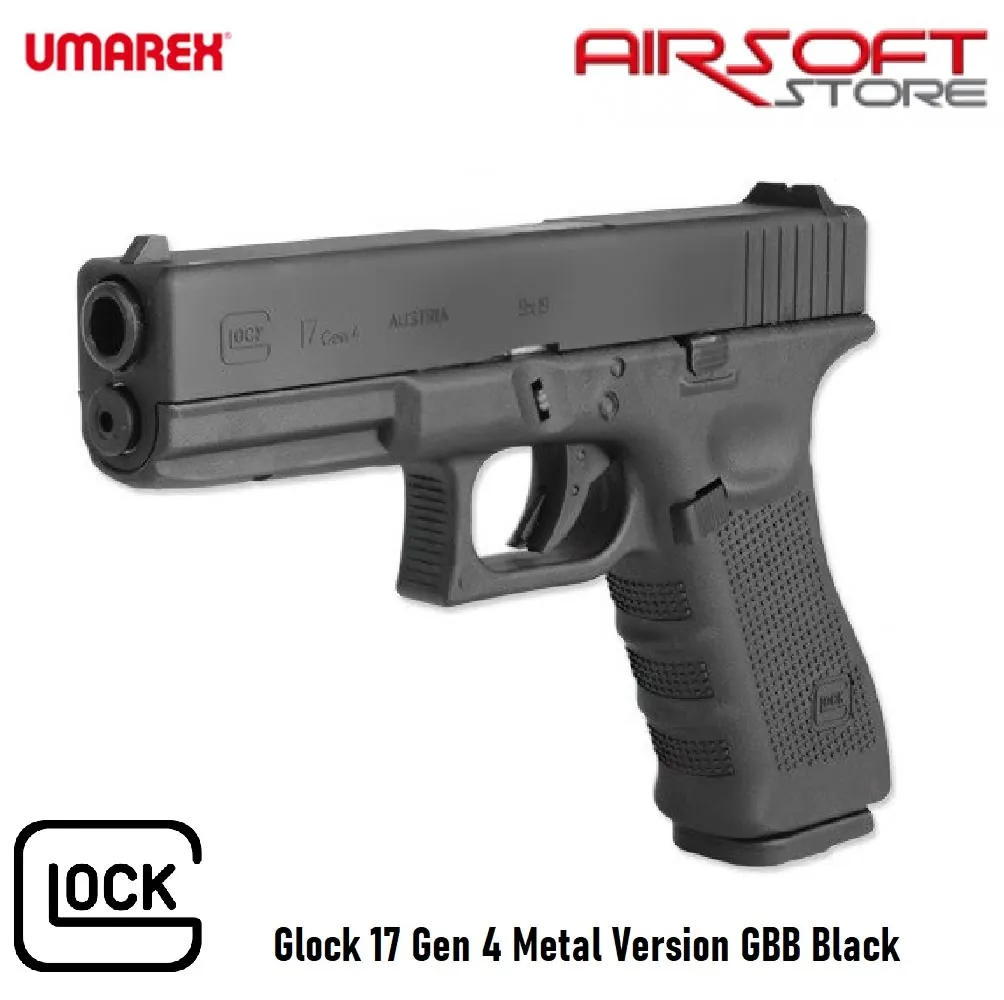 [2100000046843] Glock 17 Gen 4 Metal Version GBB Black