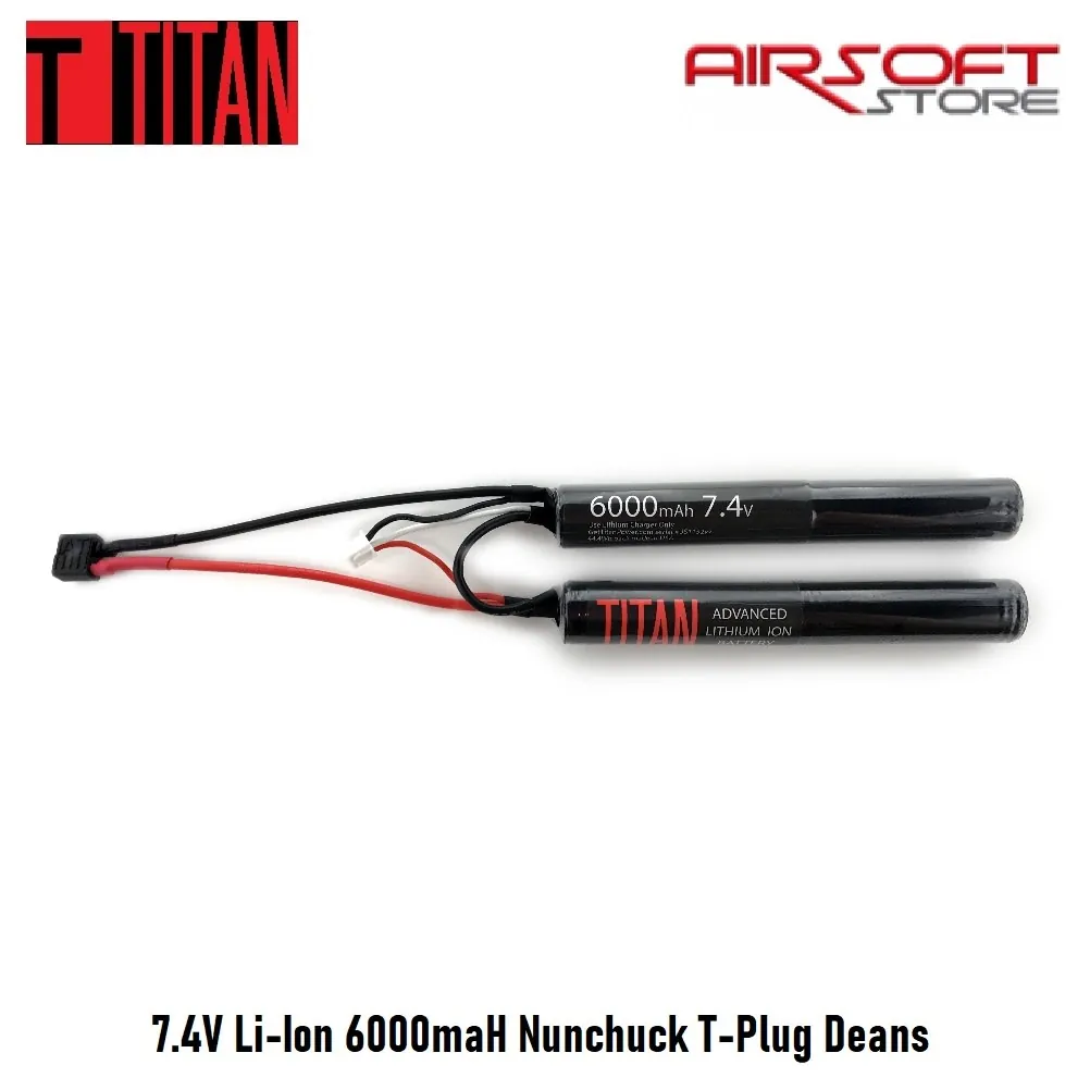 [2100000046959] 7.4V Li-Ion 6000maH Nunchuck T-Plug Deans