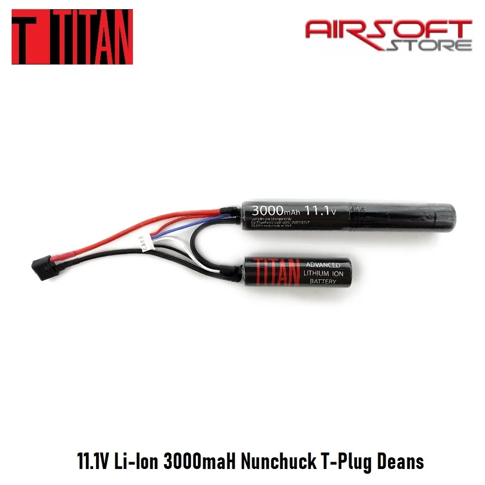 [2100000046997] 11.1V Li-Ion 3000maH Nunchuck T-Plug Deans