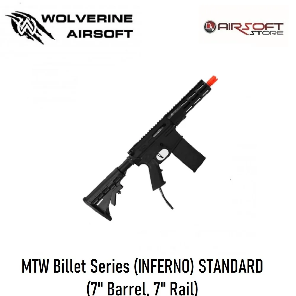 MTW Billet Series (INFERNO) STANDARD (7" Barrel, 7" Rail)