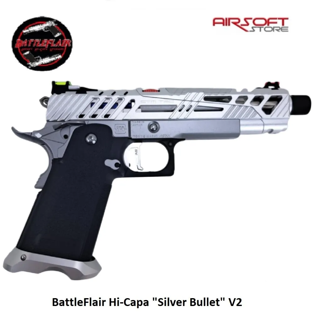 [2100000048571] BattleFlair Hi Capa "Silver Bullet" V2
