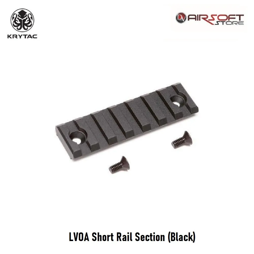 [2100000049110] LVOA Short Rail Section (Black)