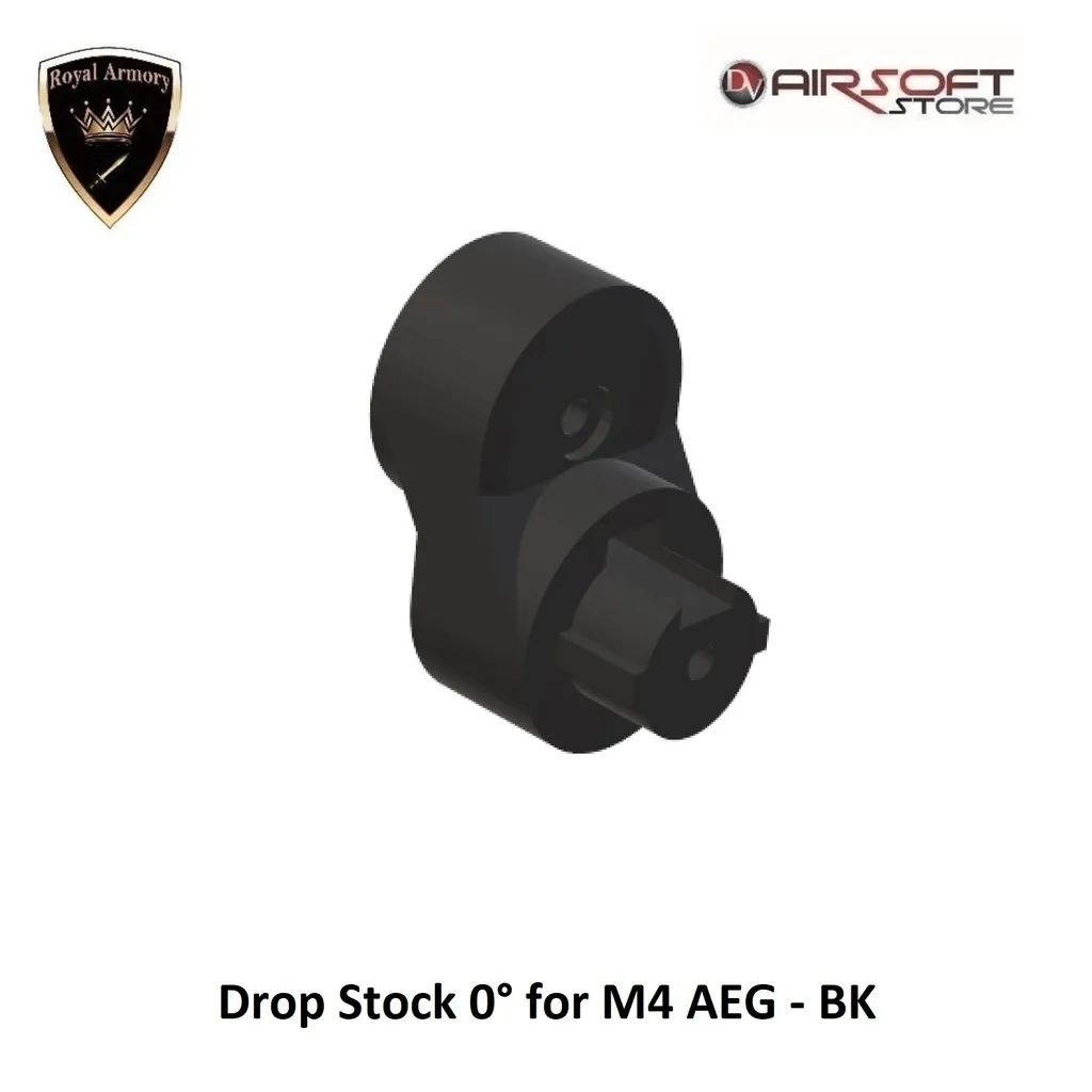 [2100000049295] Drop Stock 0° for M4 AEG - BK