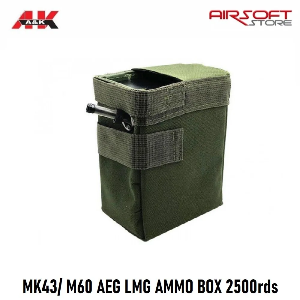 MK43/ M60 AEG LMG AMMO BOX MAGAZINE 2500rds