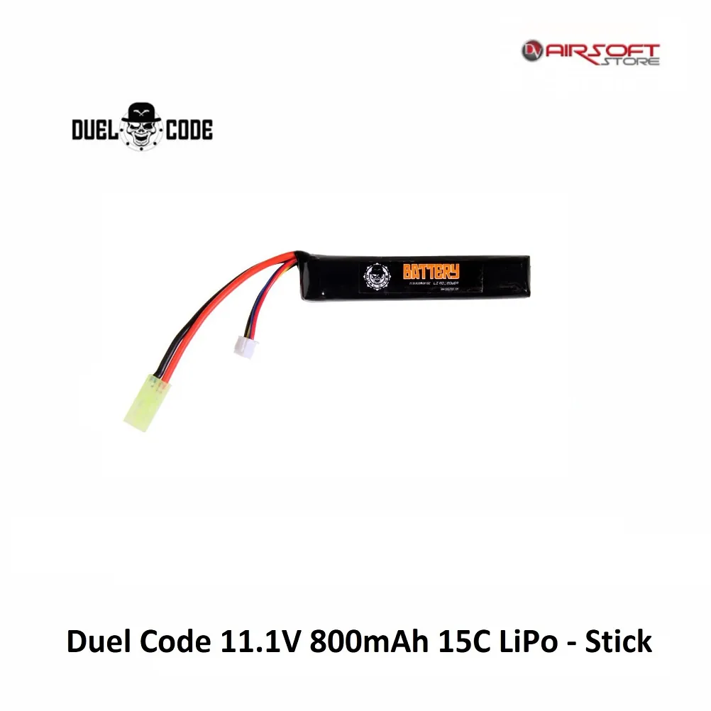 [2100000049509] 11.1V 800mAh 15C LiPo - Stick