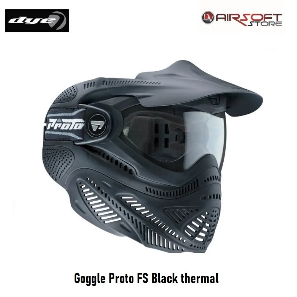 [2100000049868] Goggle Proto FS Black thermal