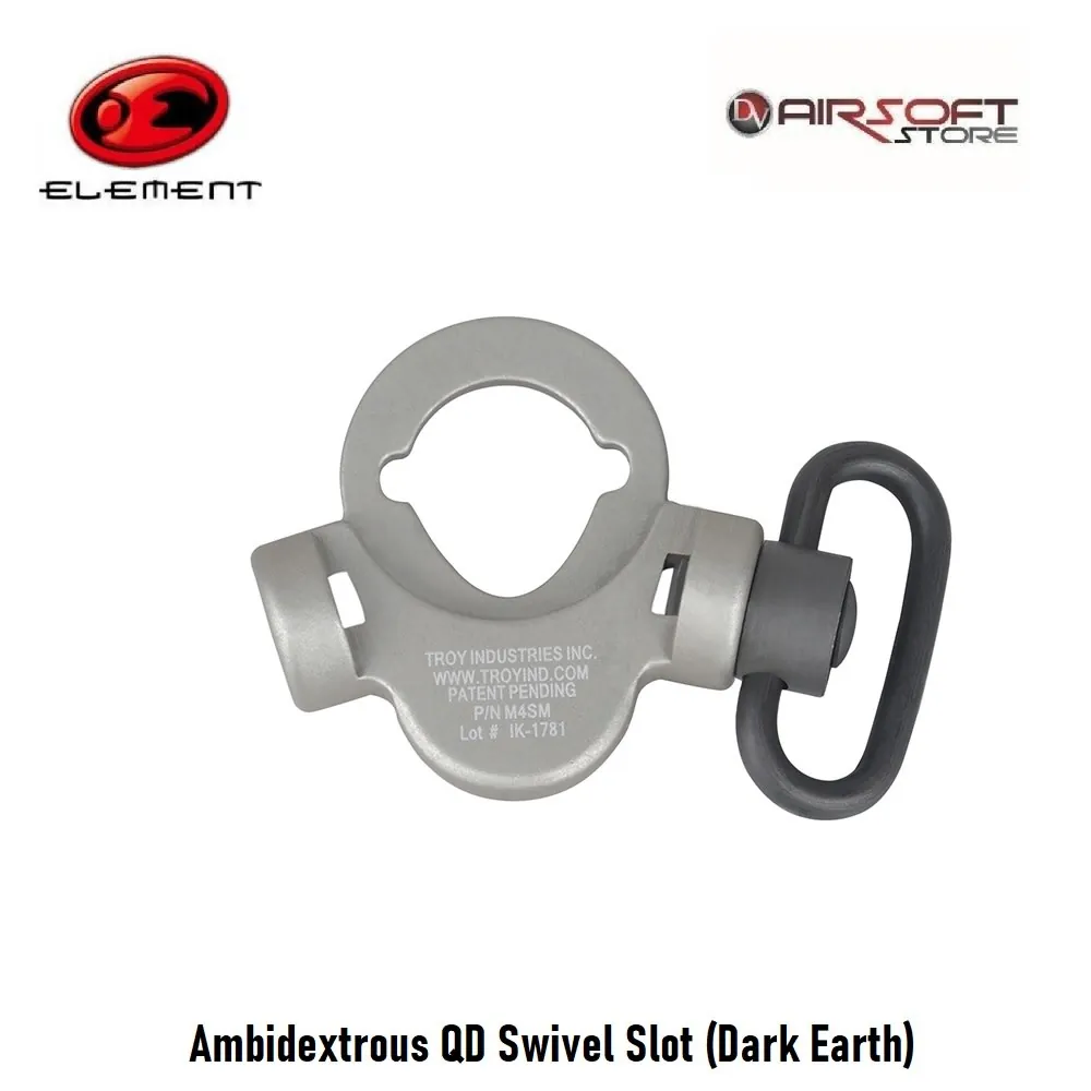 [2100000051953] Ambidextrous QD Swivel Slot (Dark Earth)