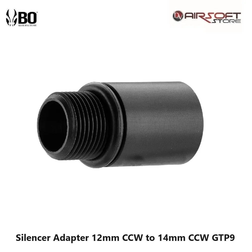 Silencer Adapter 12mm CCW to 14mm CCW GTP9