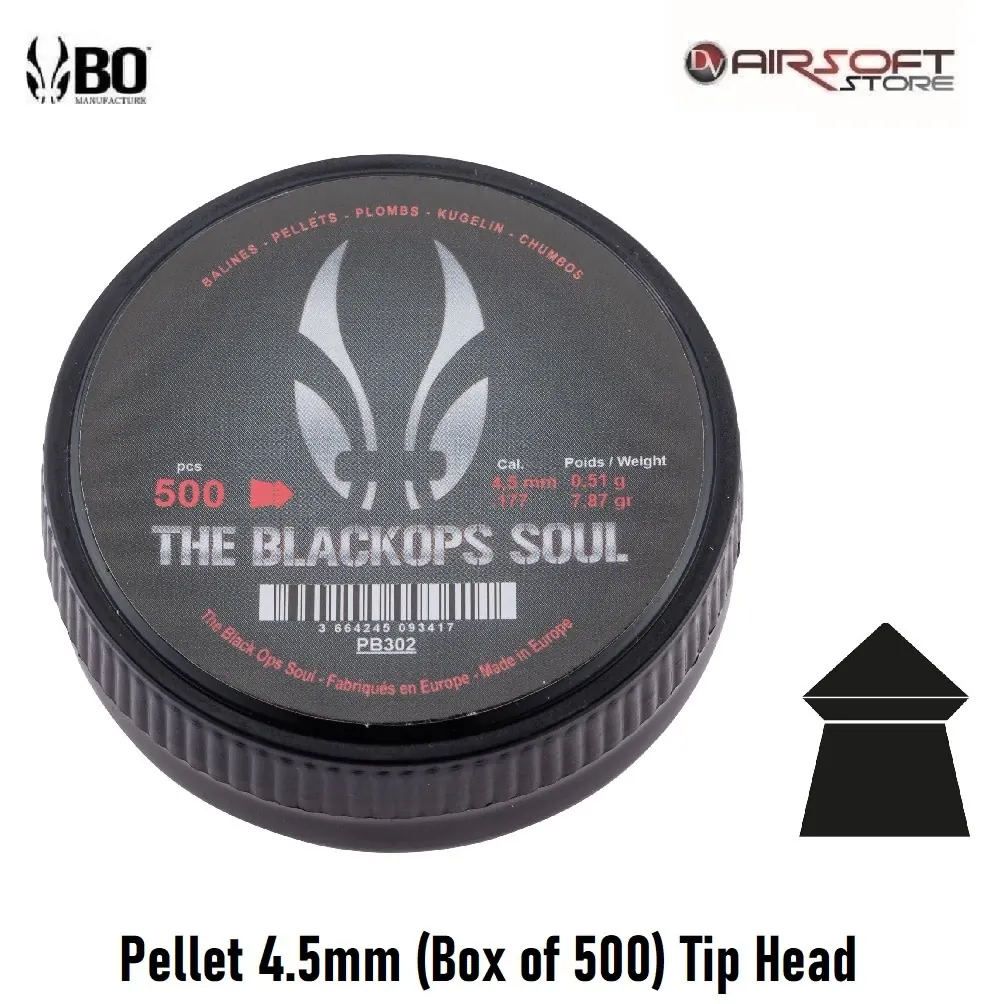[2100000052813] Pellets 4.5mm (Box of 500) Tip Head