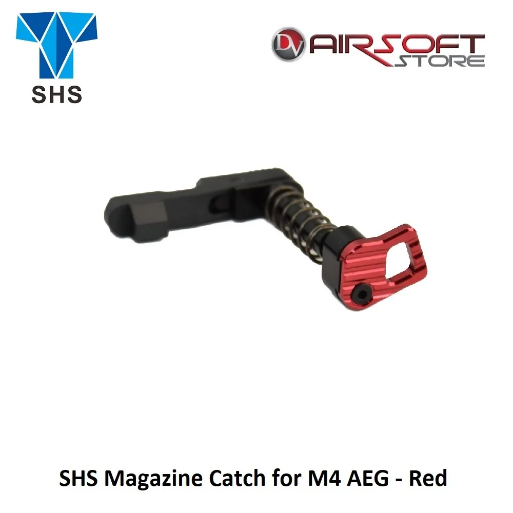 [2100000053063] Magazine Catch for M4 AEG - Red