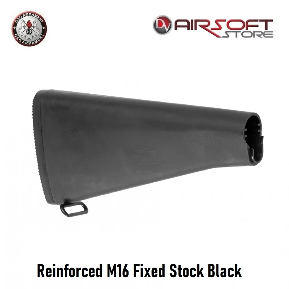 [2100000053506] Reinforced M16 Fixed Stock Black
