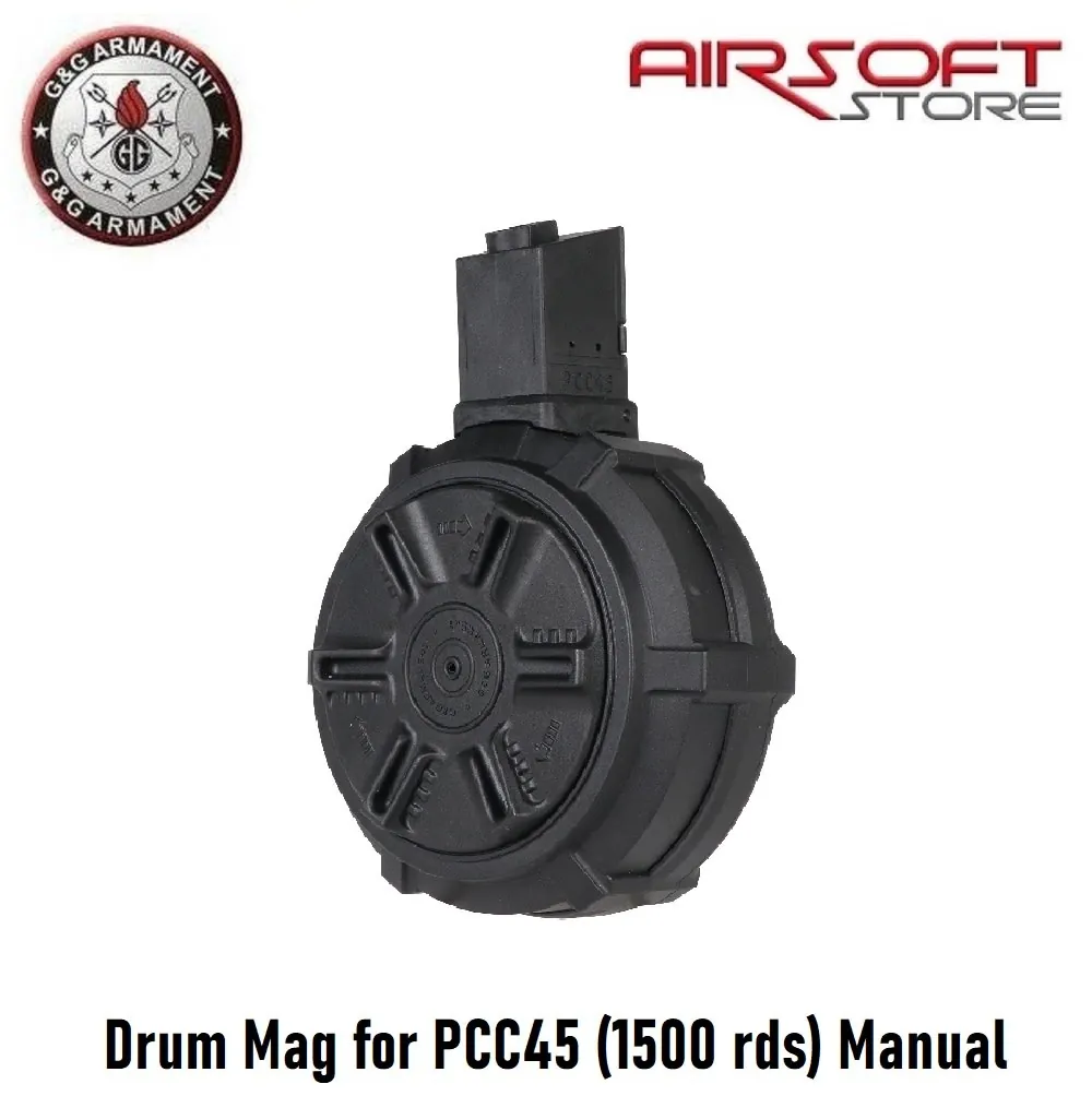 [2100000053698] Drum Mag for PCC45 (1500 rds) Manual