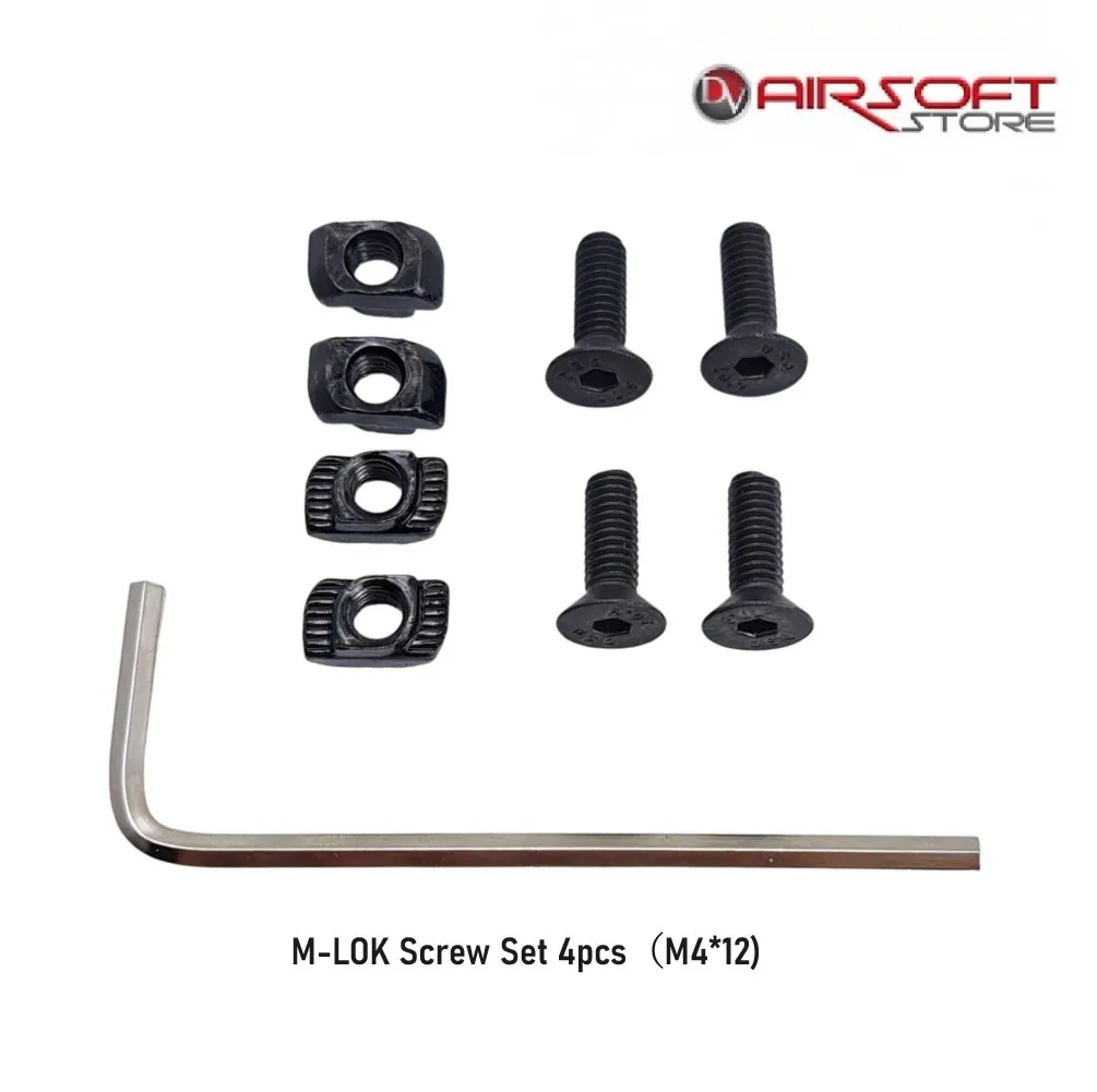 [2100000055302] M-LOK Screw Set 4pcs（M4*12)