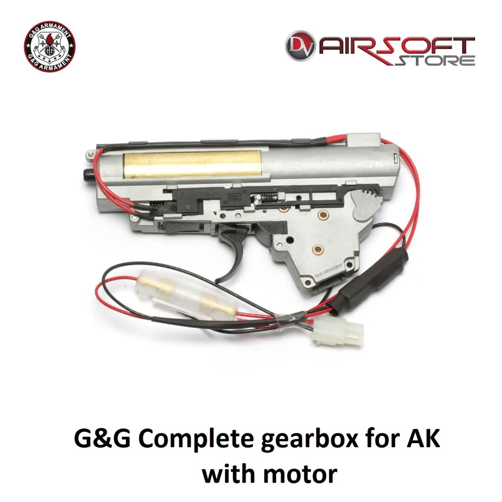 [2100000056217] Complete gearbox for AK with motor