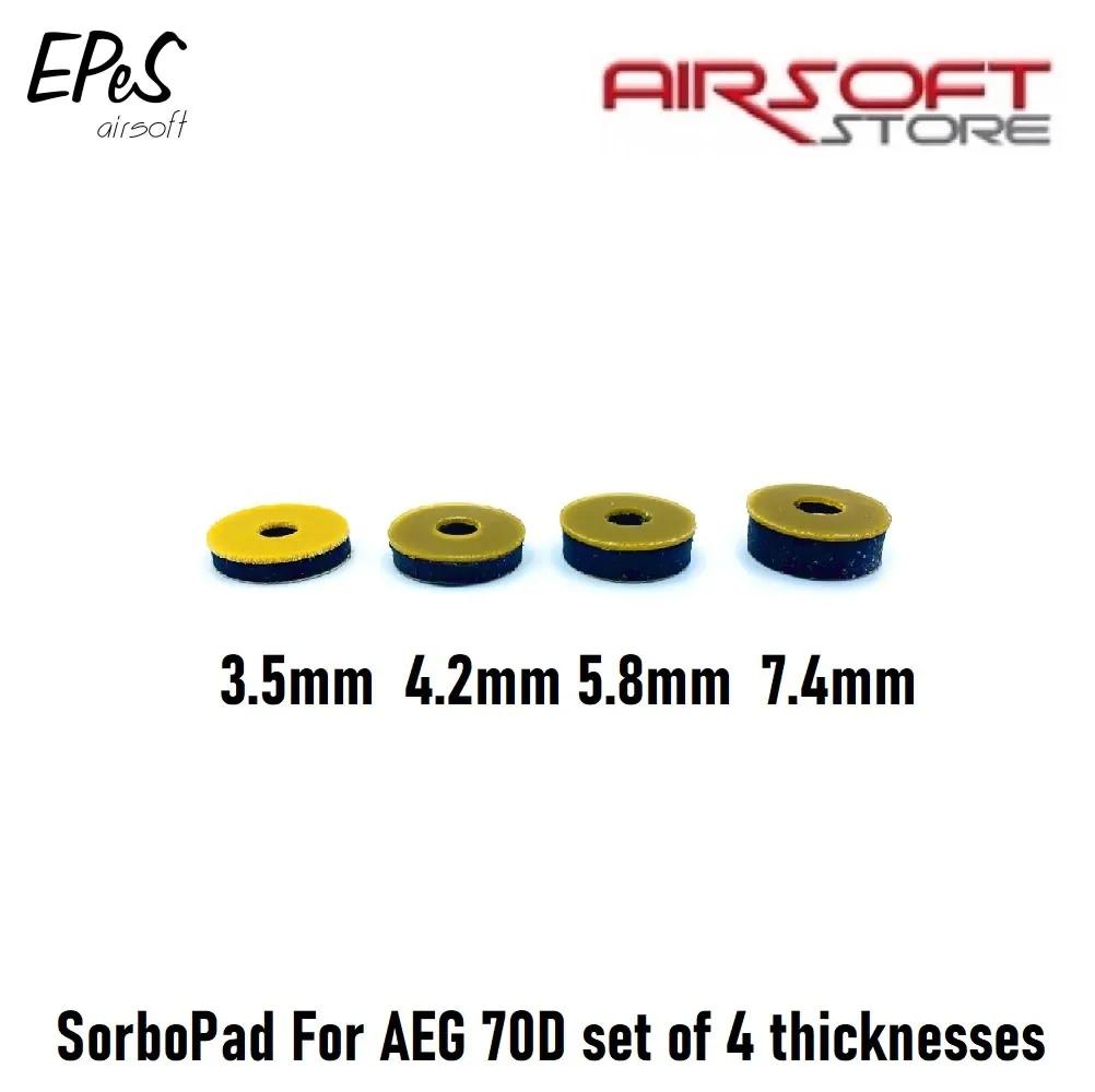 [2100000056774] SorboPad For AEG 70D set of 4 thicknesses