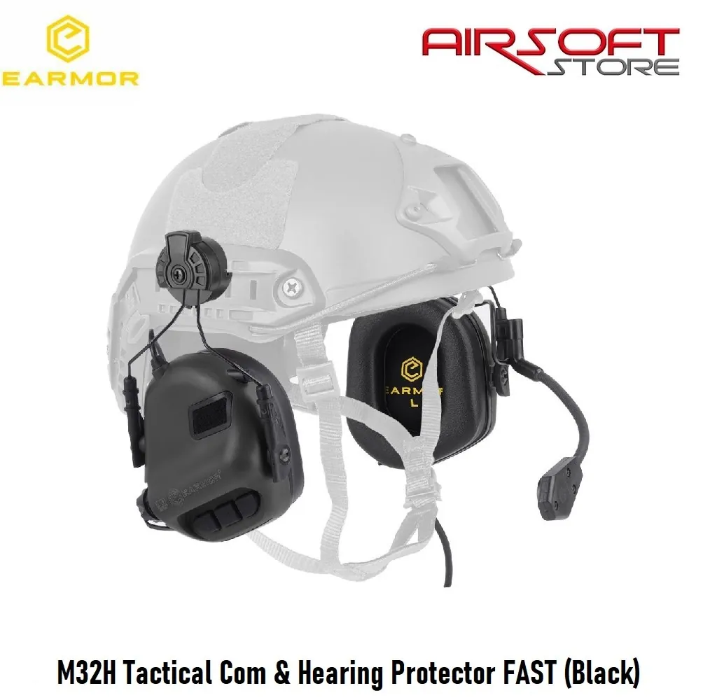 M32H Tactical Com & Hearing Protector FAST (Black)
