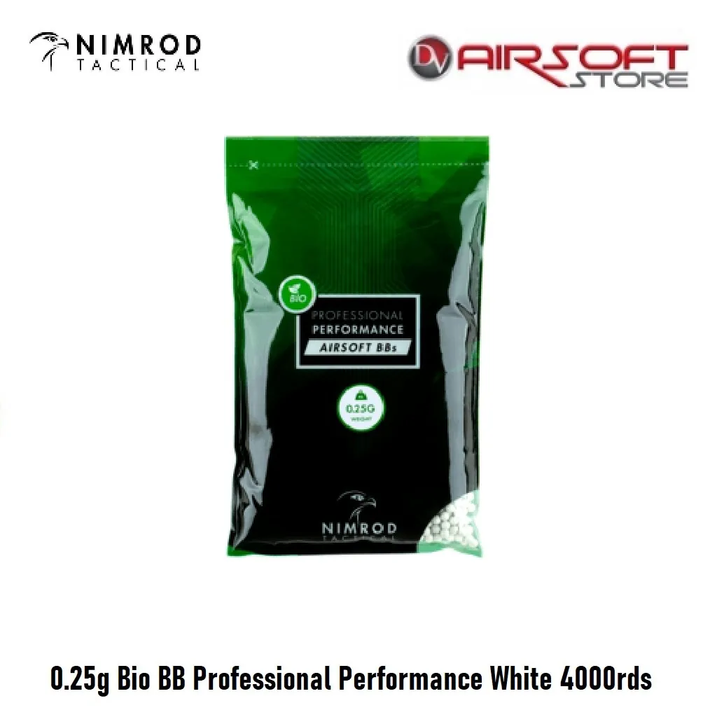 0.25g Bio BB Professional Performance White 4000rds