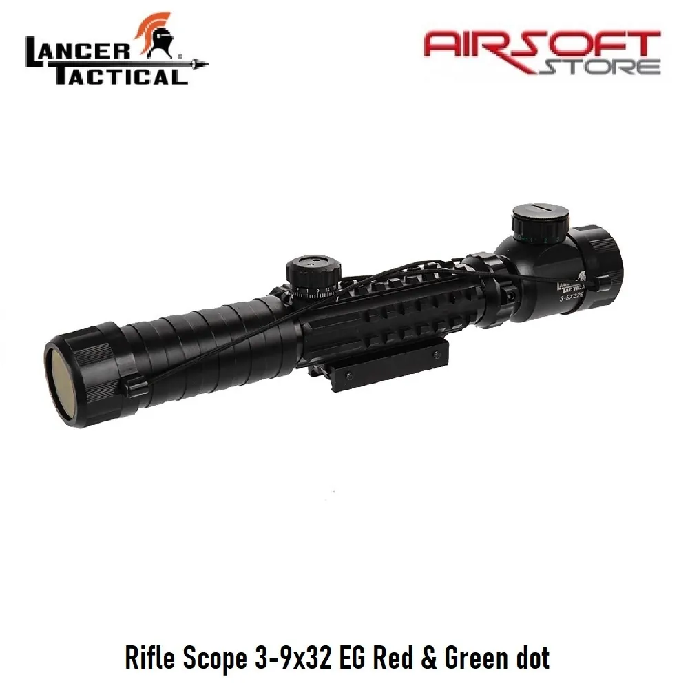 [2100000059652] Rifle Scope 3-9x32 EG Red & Green dot