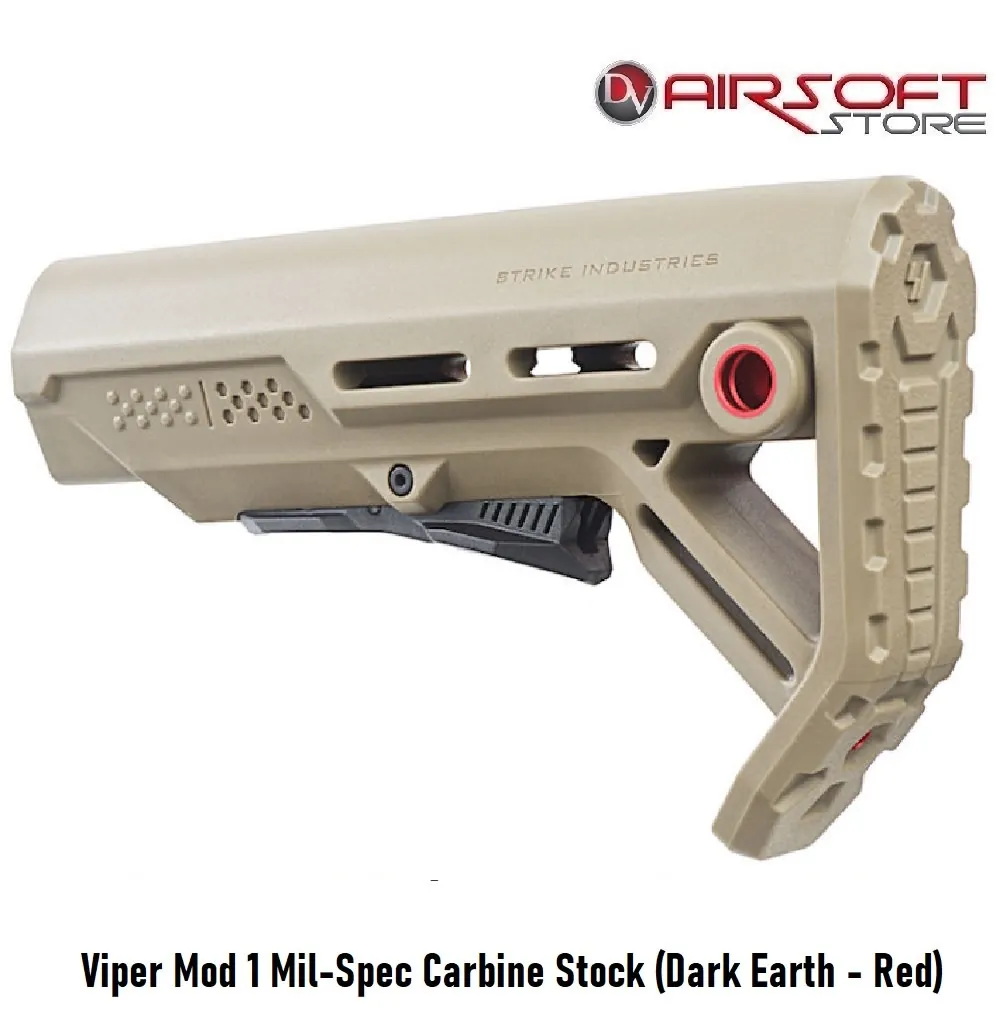 [2100000060252] Viper Mod 1 Mil-Spec Carbine Stock (Dark Earth - Red)
