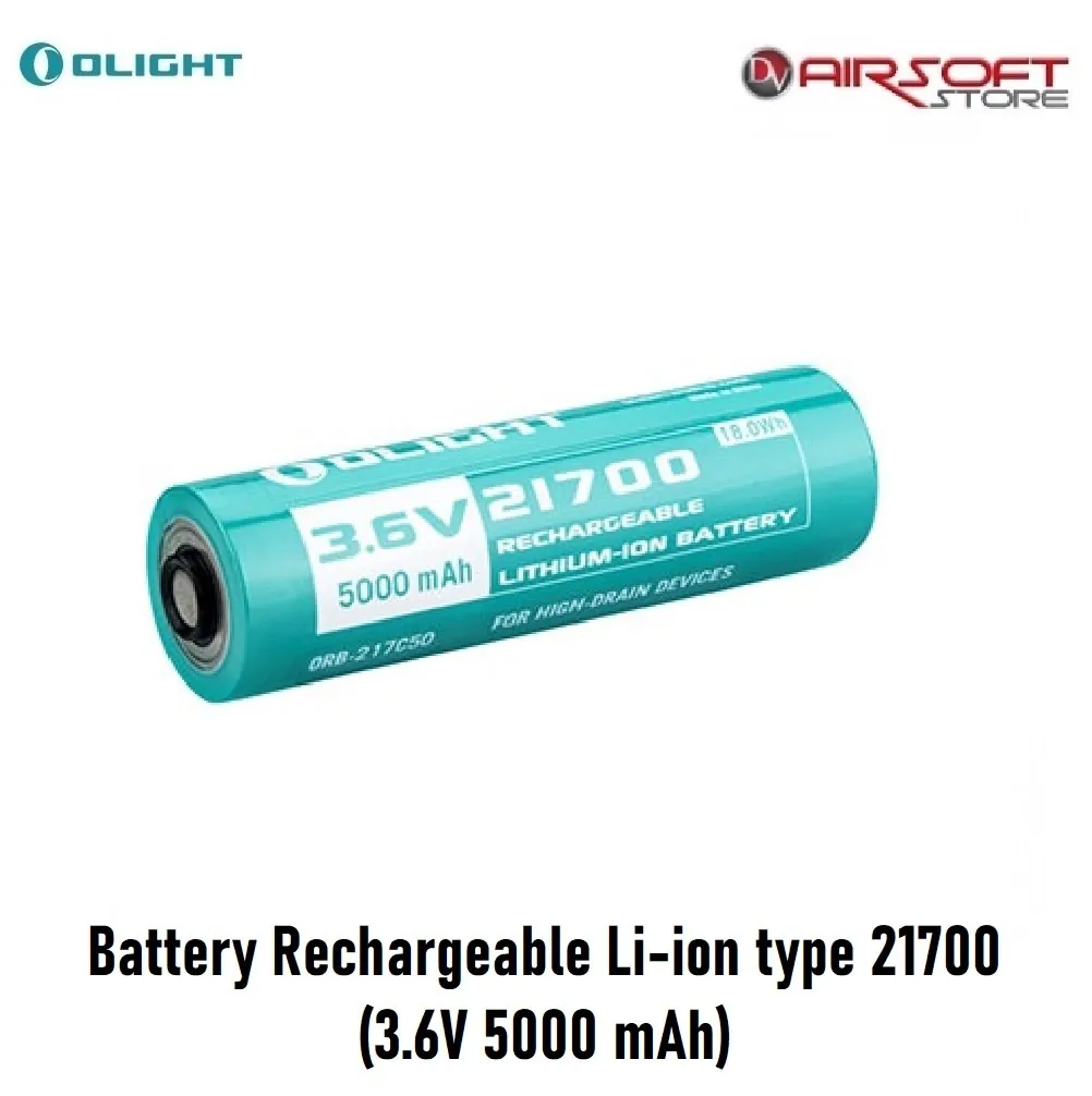 Battery Rechargeable Li-ion type 21700 (3.6V 5000 mAh)