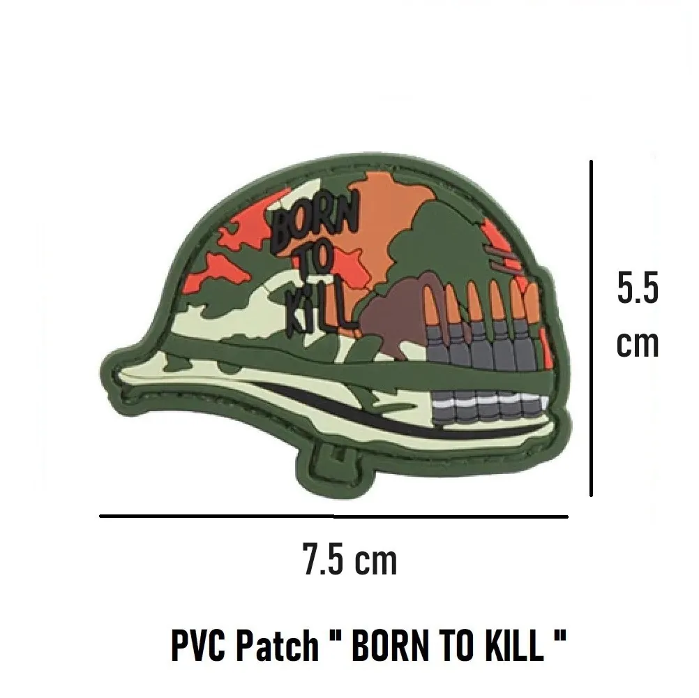 PVC Patch " BORN TO KILL "