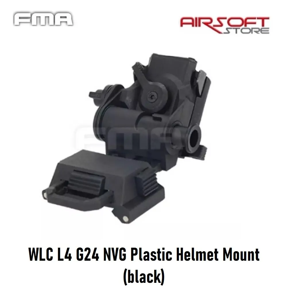 [2100000063994] WLC L4 G24 NVG Plastic Helmet Mount (black)