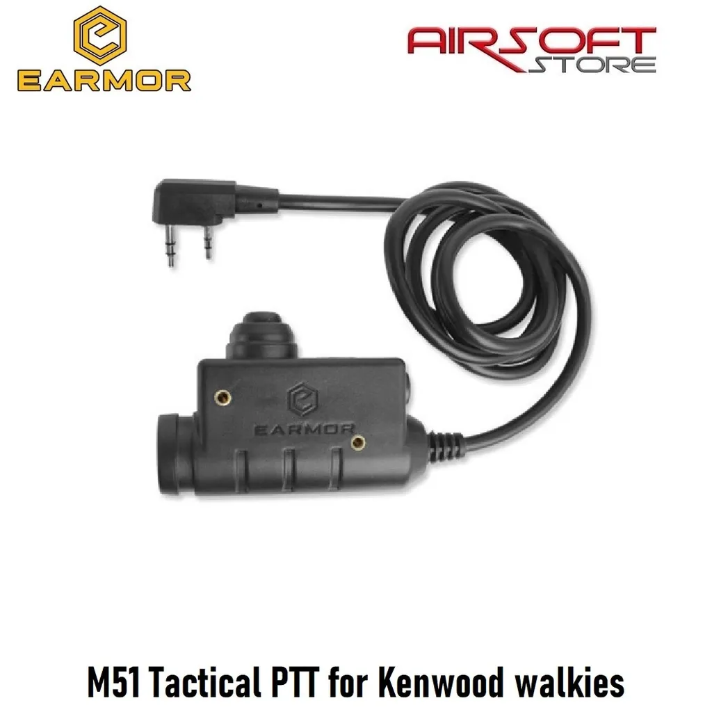 [2100000064632] M51 Tactical PTT for Kenwood walkies