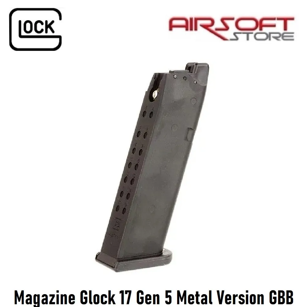 [2100000065110] Magazine Glock 17 Gen 5 Metal Version GBB