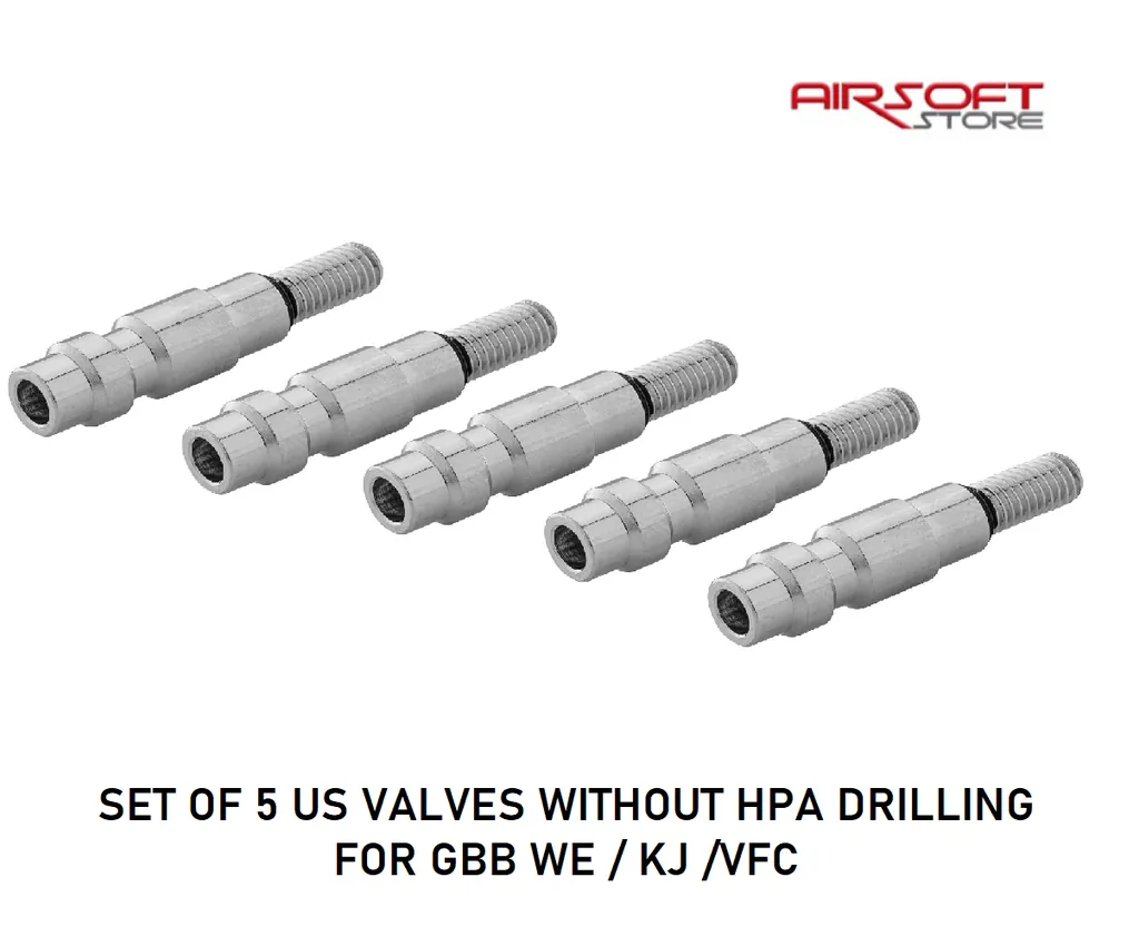 [2100000065271] SET OF 5 US VALVES WITHOUT HPA DRILLING FOR GBB WE / KJ /VFC