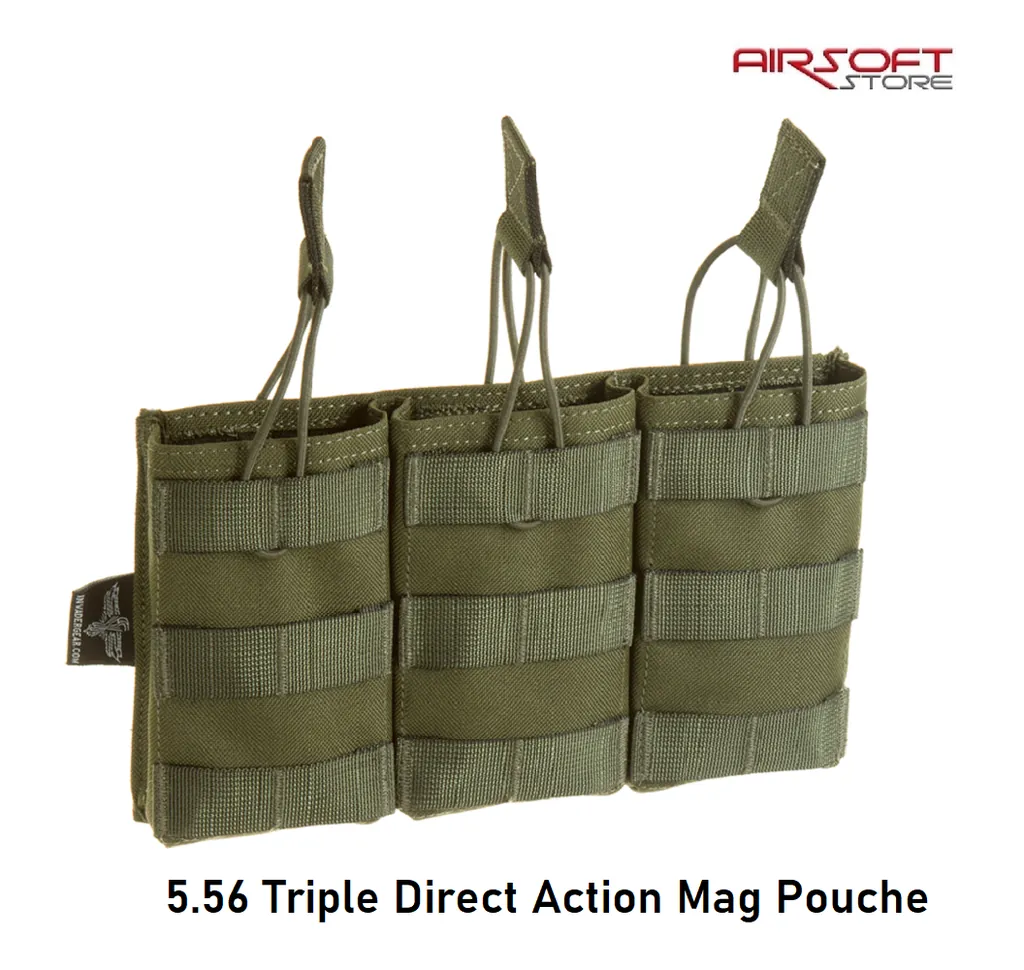 [2100000065295] 5.56 Triple Direct Action Mag Pouch (OD)