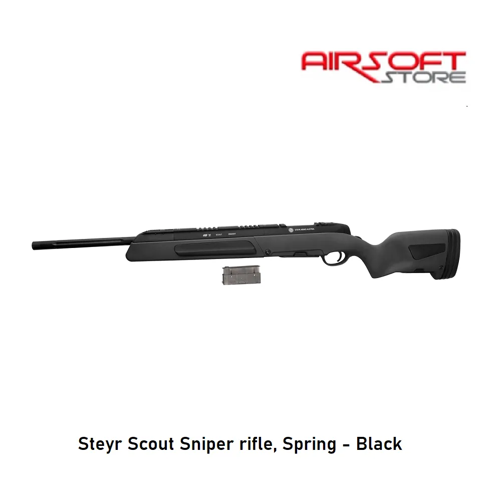 Steyr Scout Sniper rifle, Spring - Black