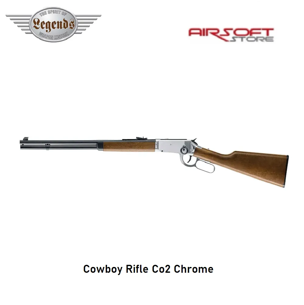 [2100000065967] Winchester Cowboy rifle Co2 Chrome 4.5 mm (.177) BB, CO₂