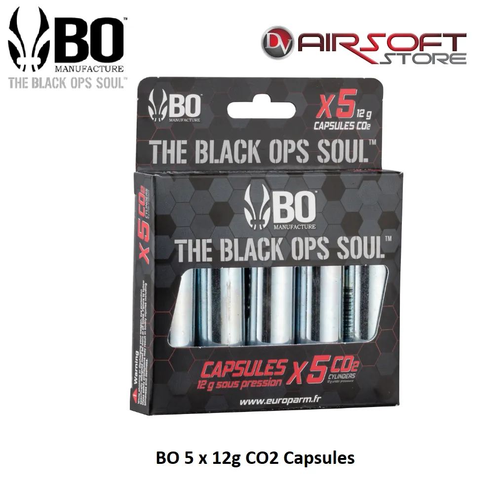[2100000066957] 5 x 12g CO2 Capsules
