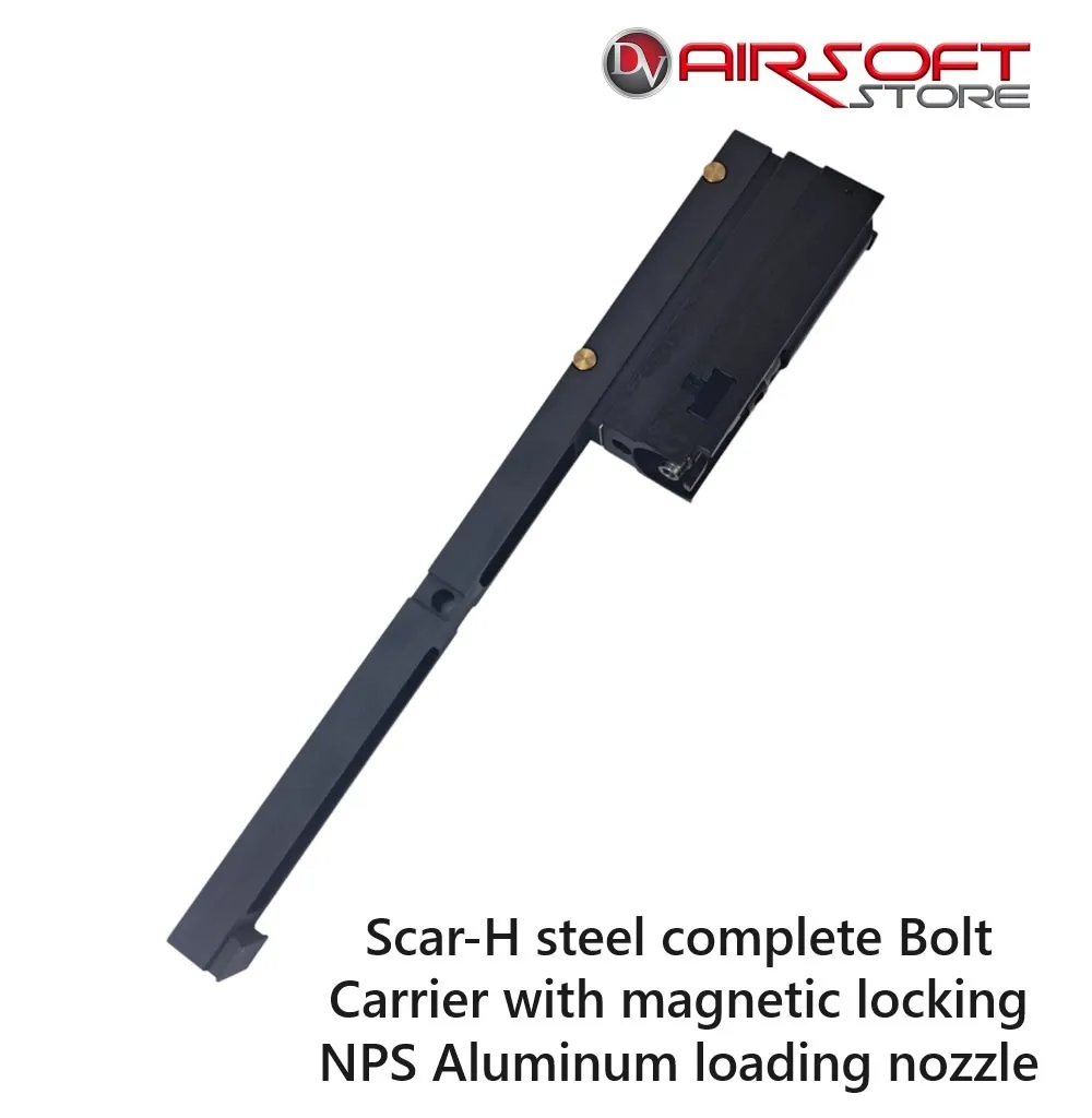 Scar-H steel complete Bolt Carrier with magnetic locking NPS Aluminum loading nozzle