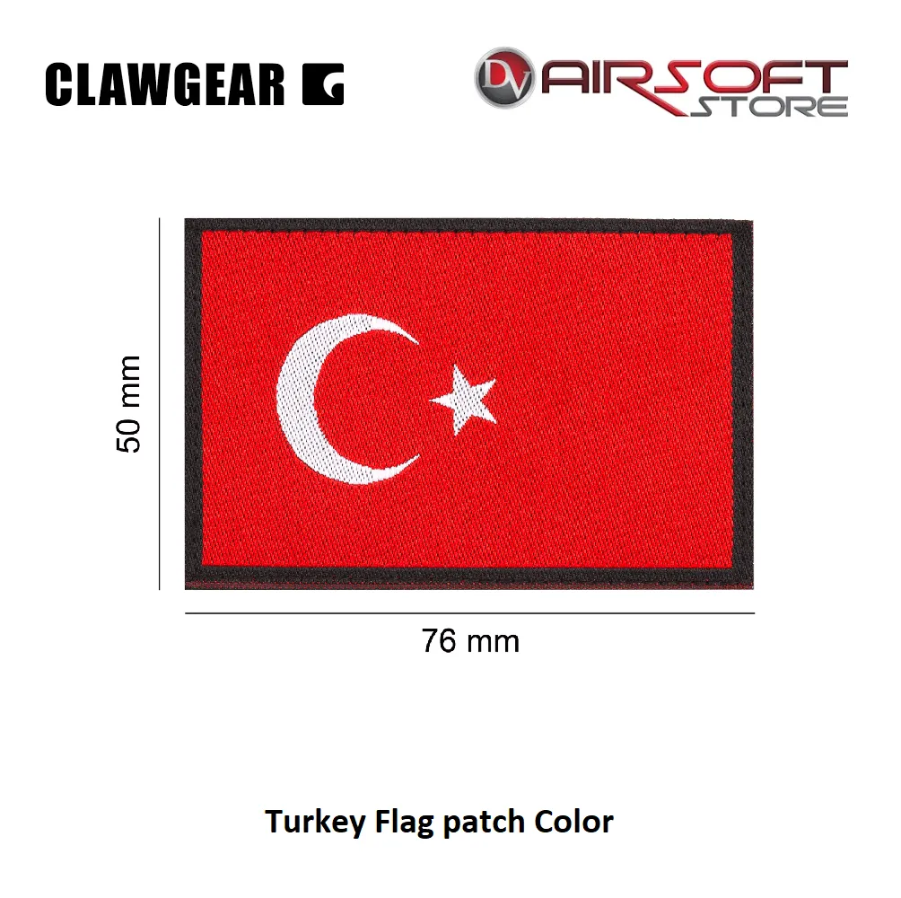 [2100000067619] Turkey Flag patch Color