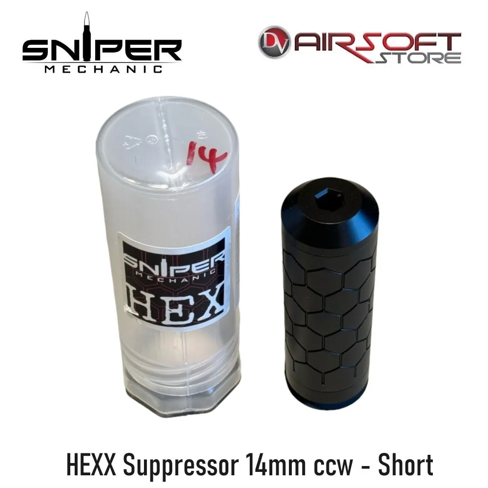 HEXX Suppressor 14mm ccw - Short