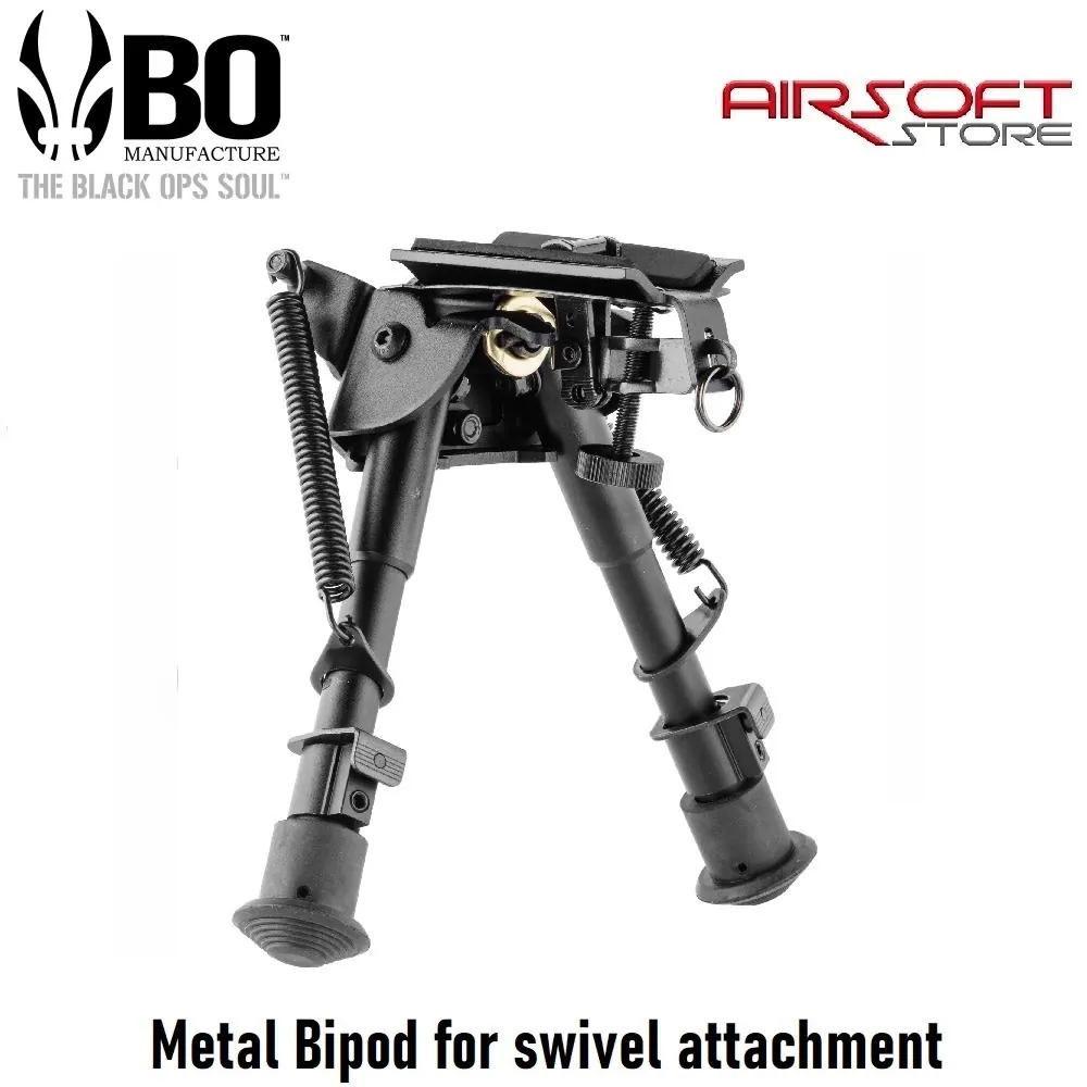 [2100000069590] Metal Bipod for swivel attachment