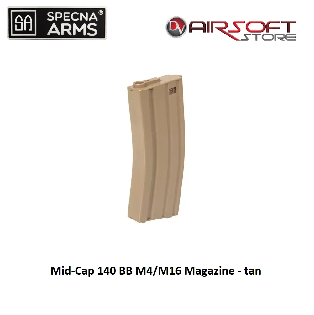 [2100000069750] Mid-Cap 140 BB M4/M16 Magazine - tan