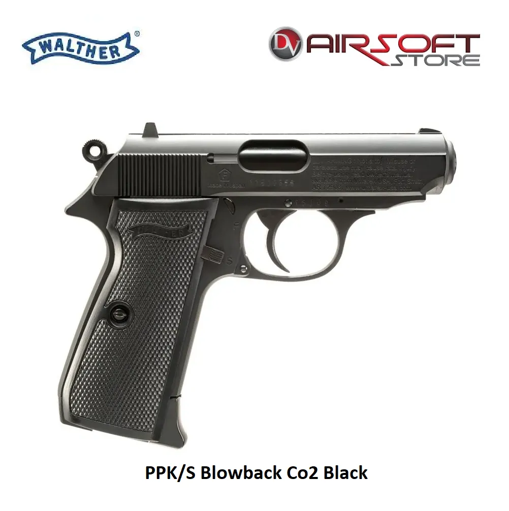 [2100000069903] PPK/S Blowback Co2 Black 4.5mm BB