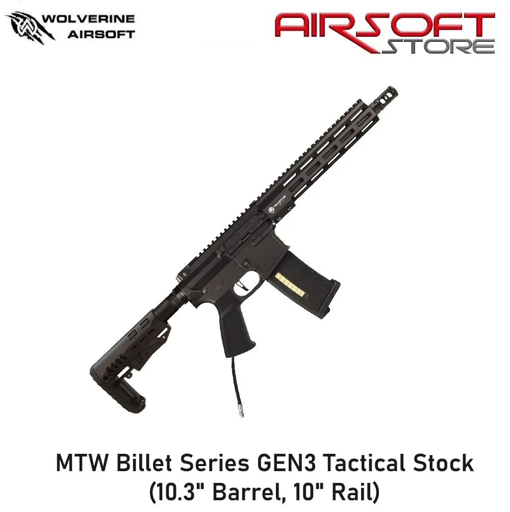 [2100000070435] MTW Billet Series GEN3 Tactical Stock (10.3" Barrel, 10" Rail)