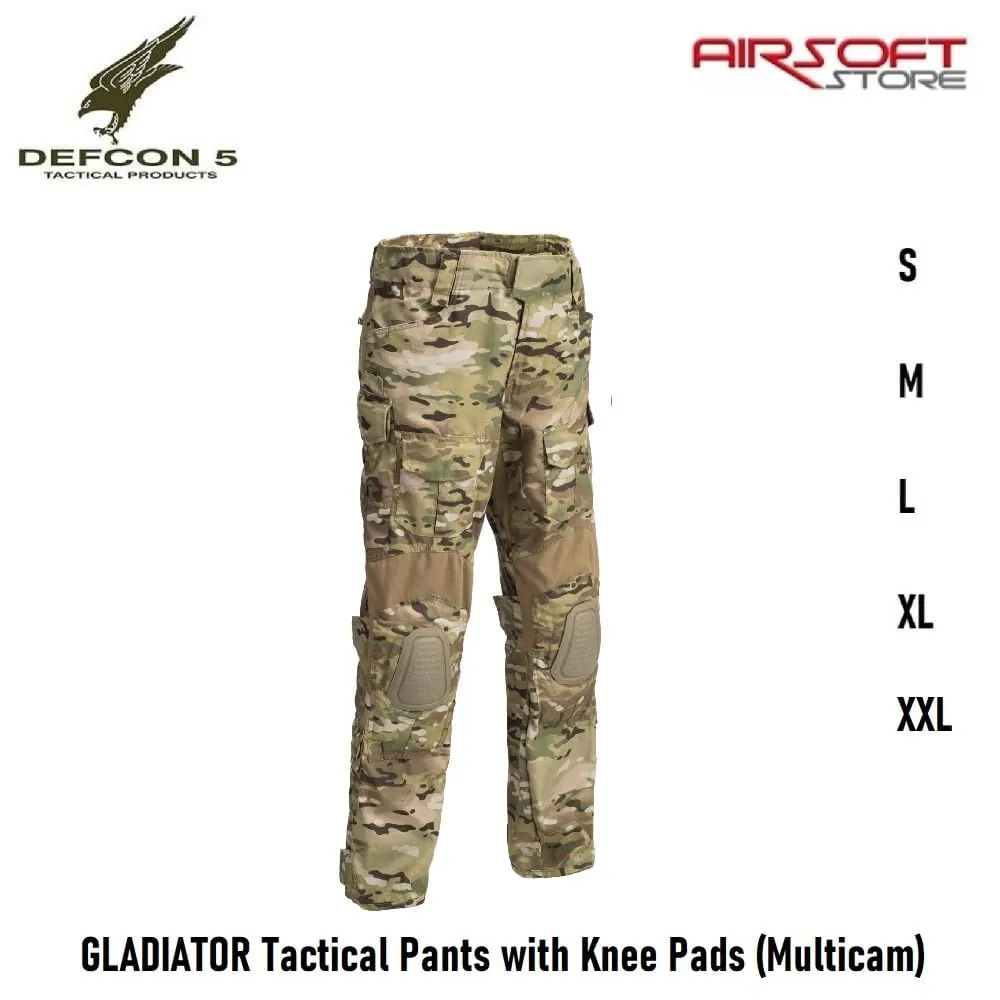 GLADIATOR Tactical Pants with Knee Pads (Multicam)